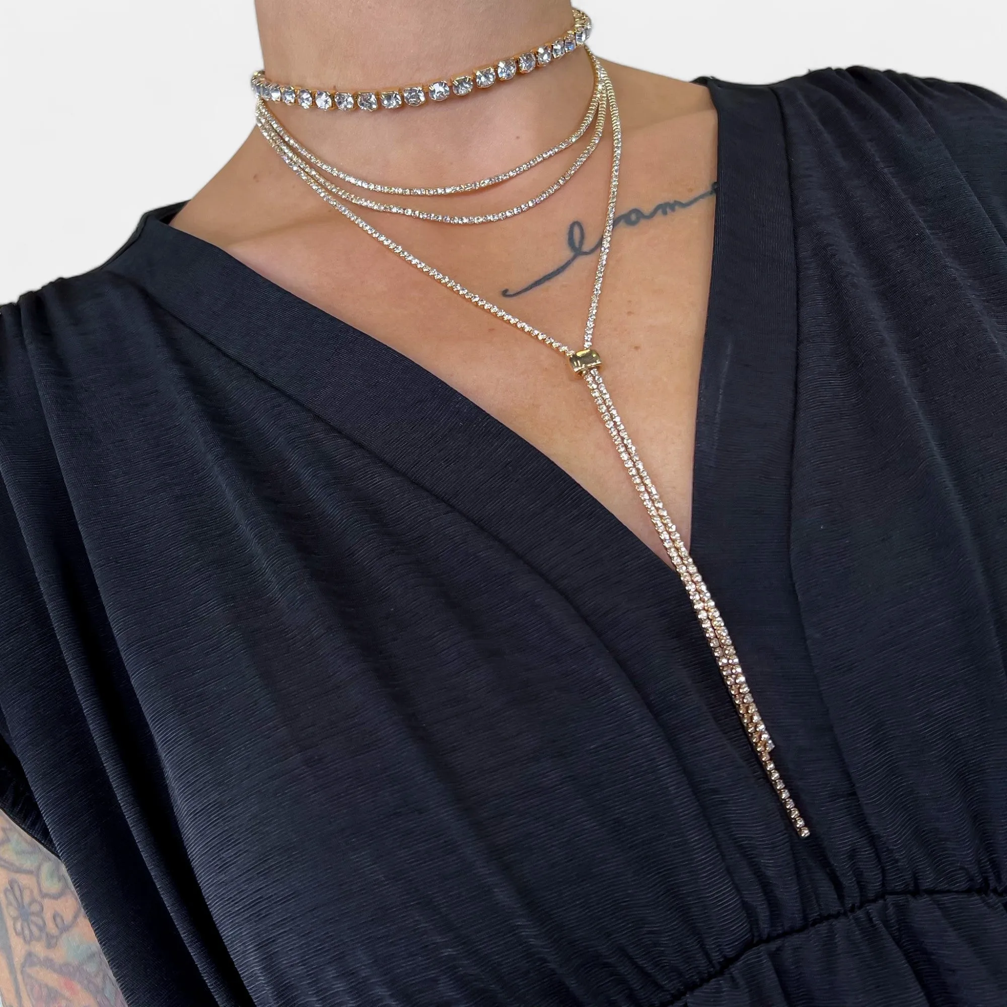 Gold Dainty Bolo Necklace