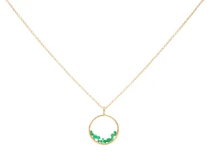 Hydra Emerald Cluster Necklace (Ready to Ship)