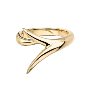 Interlocking Embrace Ring - 18ct Yellow Gold