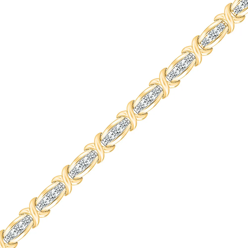Intertwined Diamond Bracelet
