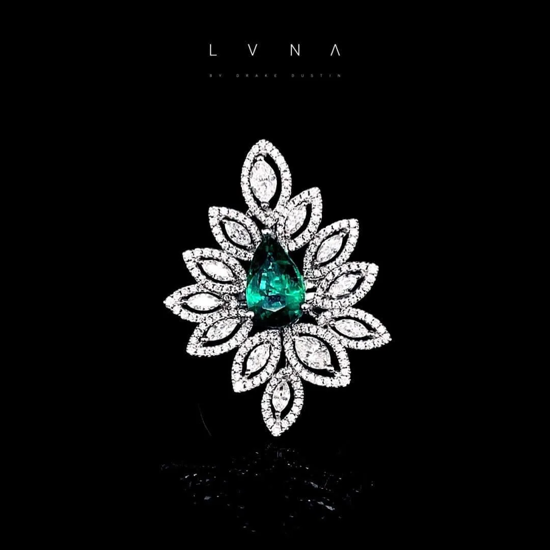 LVNA Signatures “The Kristine” Colombian Emerald Necklace