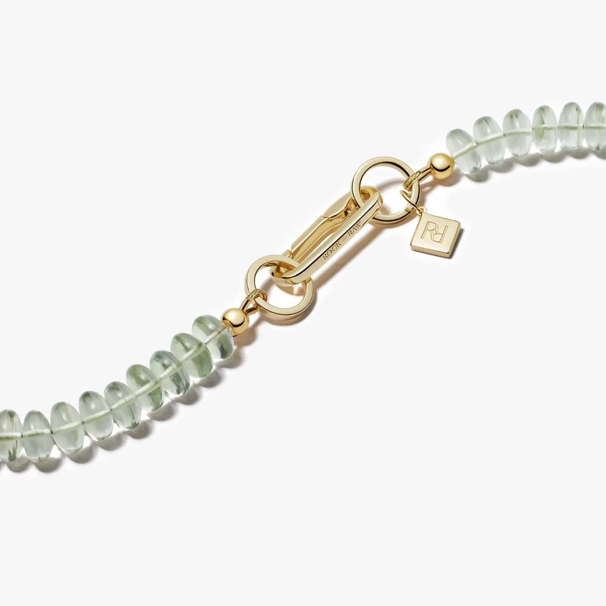 MINT AMETHYST CANDY BEAD NECKLACE