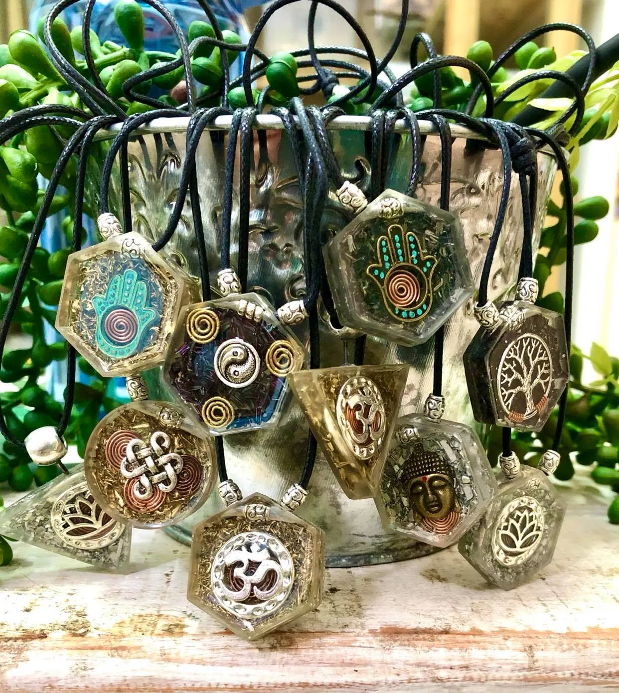 Orgonite Pendant Hexagon