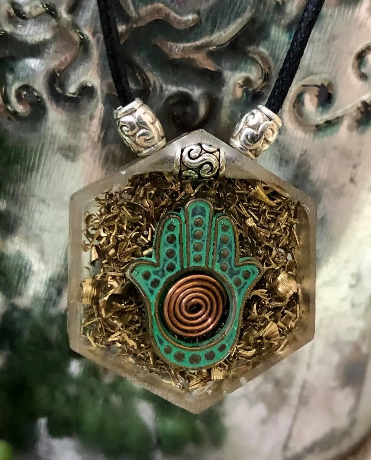 Orgonite Pendant Hexagon