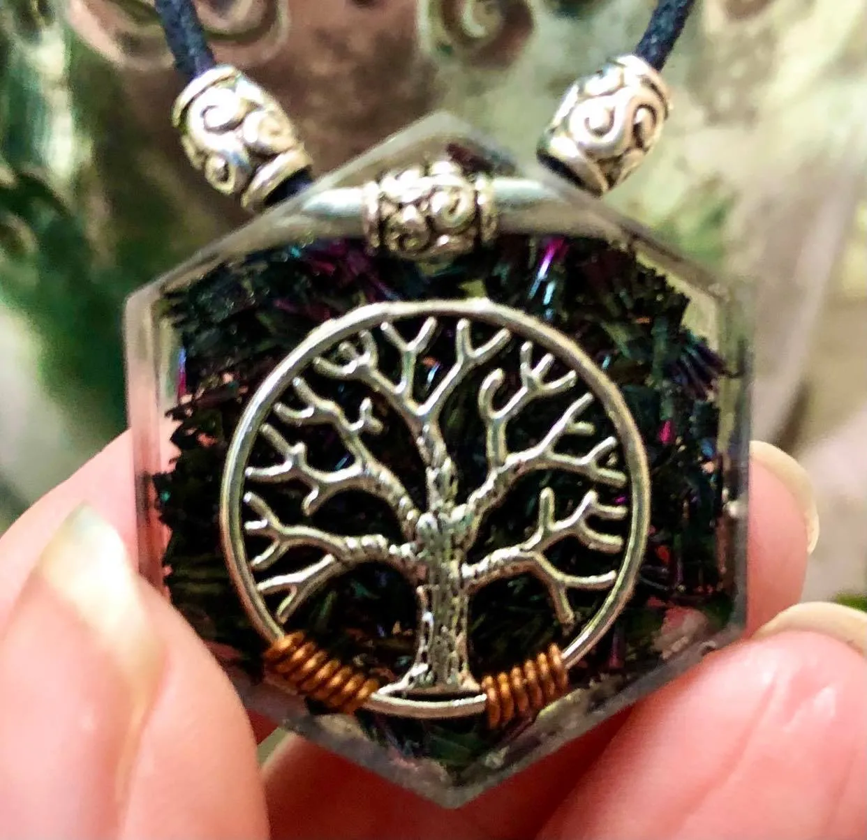 Orgonite Pendant Hexagon