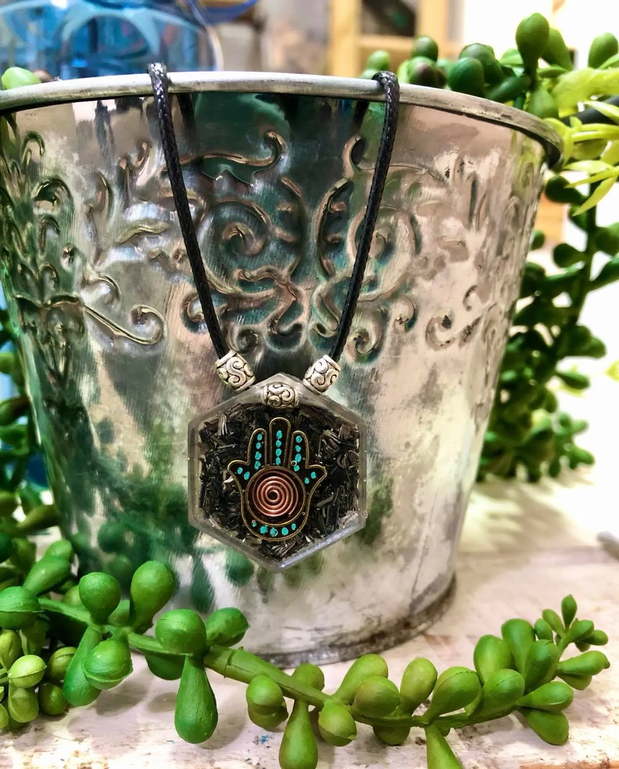 Orgonite Pendant Hexagon