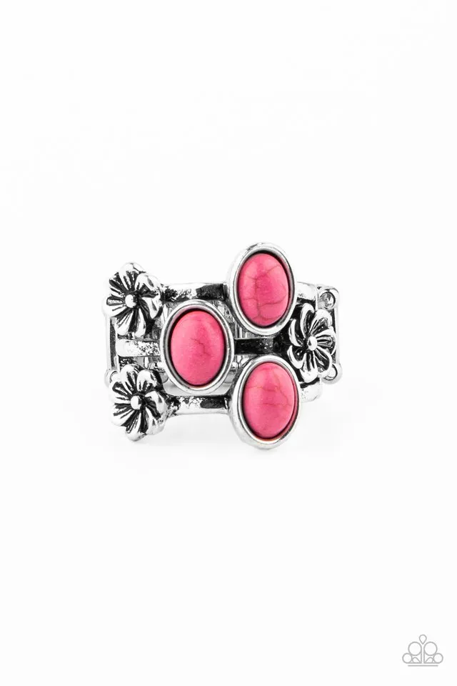 Paparazzi Ring ~ Primitive Paradise - Pink