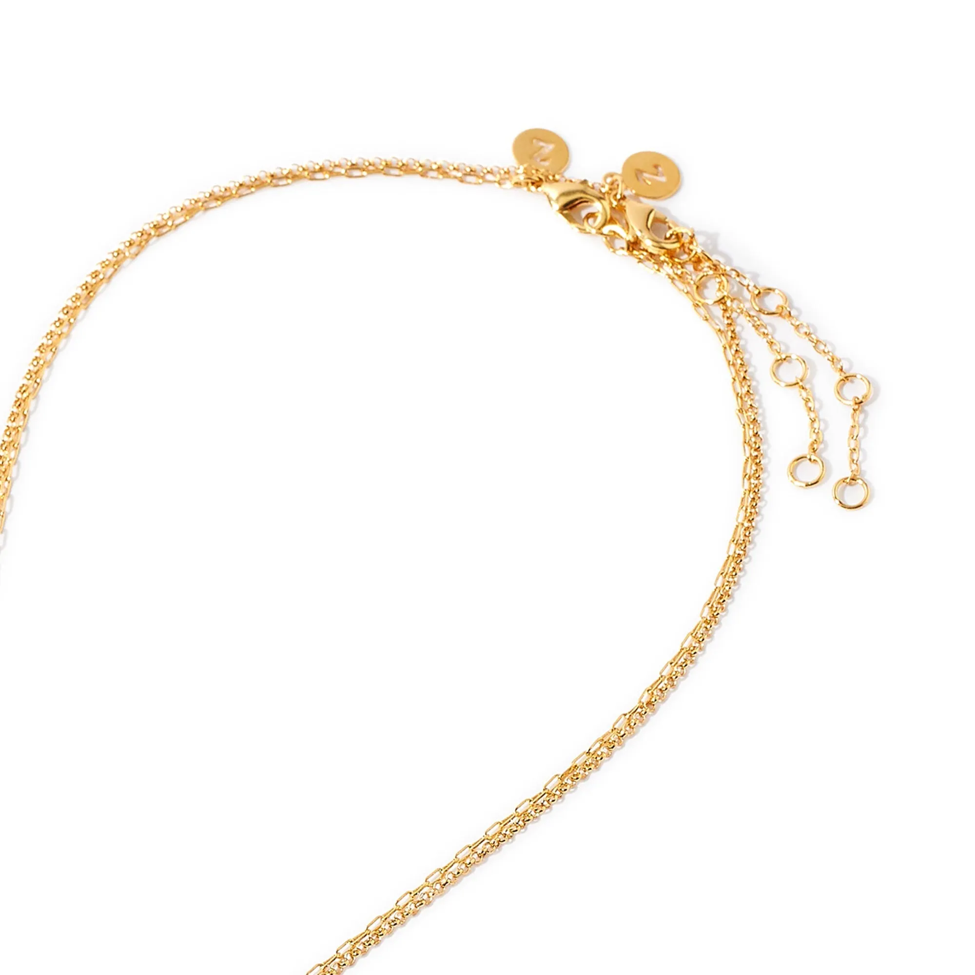 Real Gold Plated Celestial Layered Neclace For Women By Accessorize London