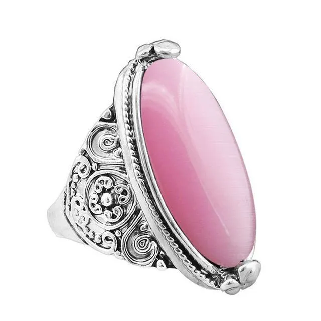 Retro Oval  Rings