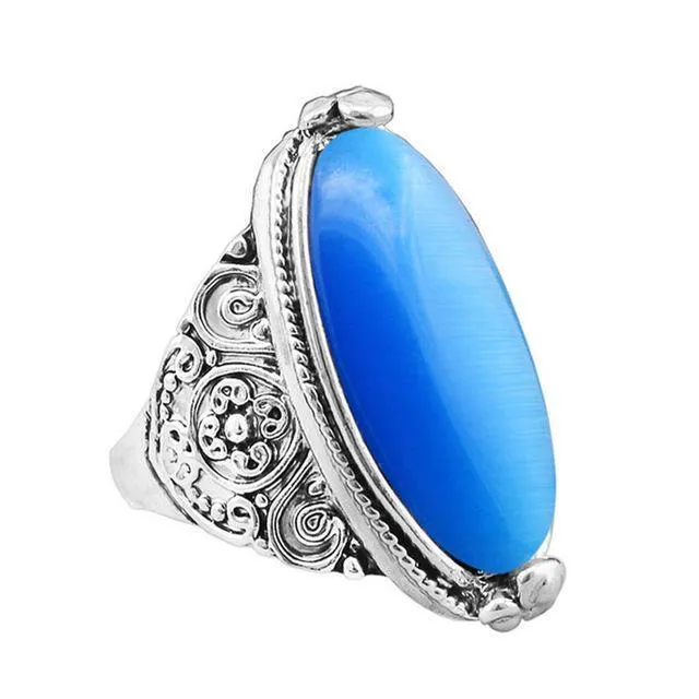 Retro Oval  Rings