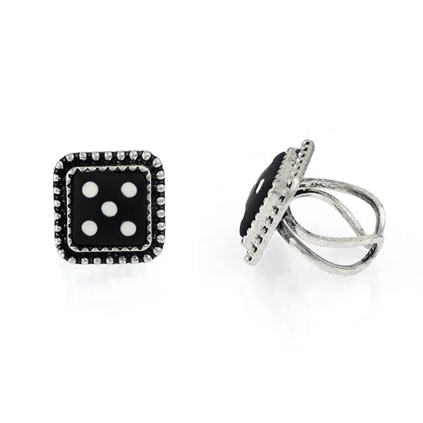 Roll The Dice Fashion Ring