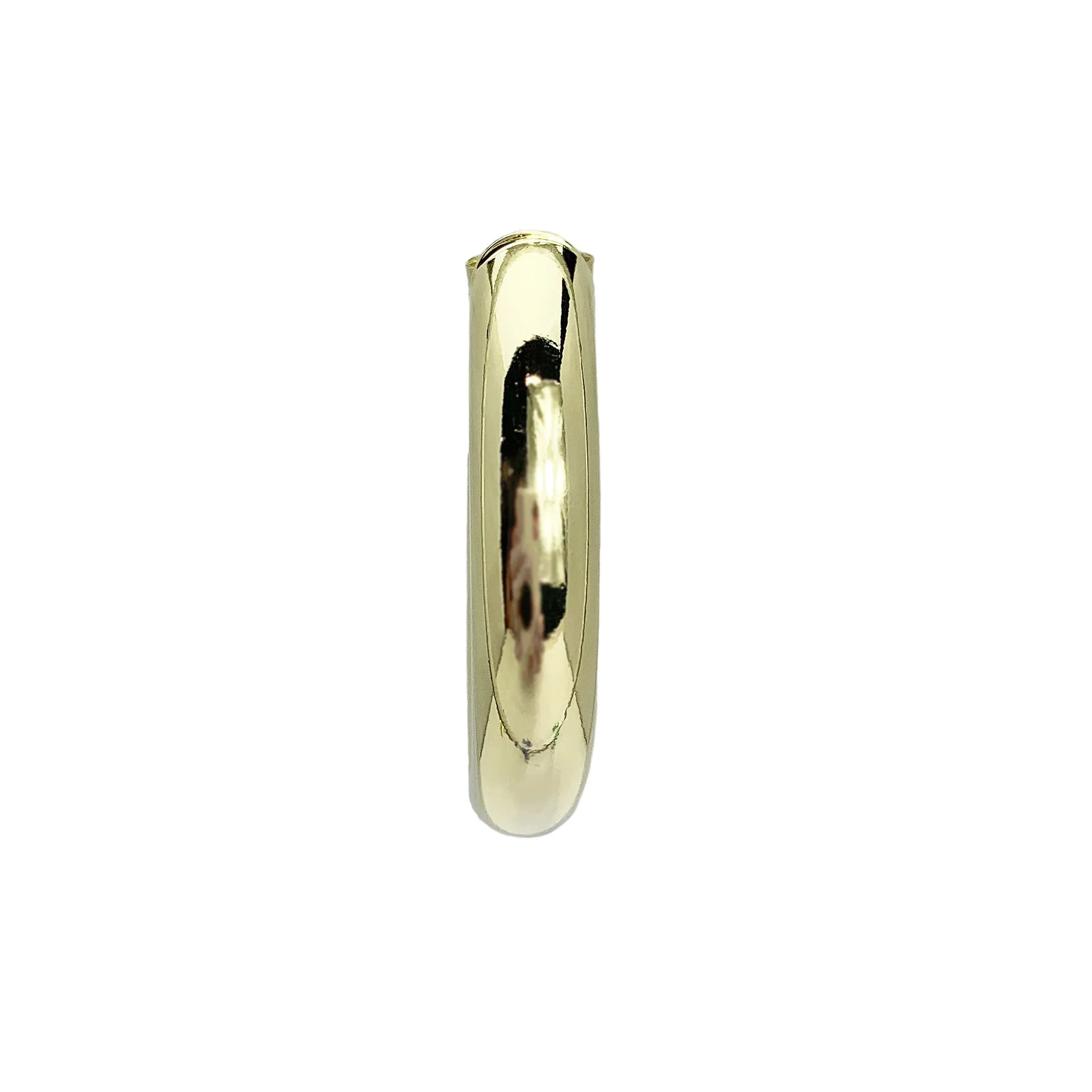 Sheila Fajl Stare Hoop Earrings in Polished Gold Plated