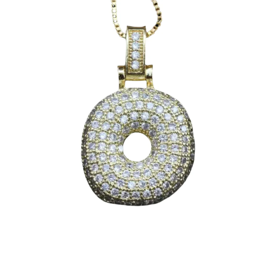 Sparkling Alphabet Necklace - Custom Name Charm