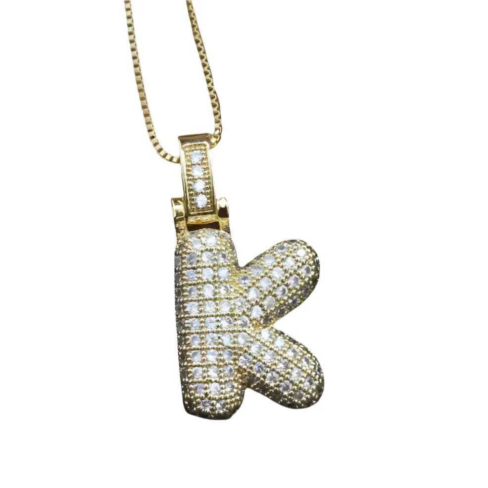 Sparkling Alphabet Necklace - Custom Name Charm